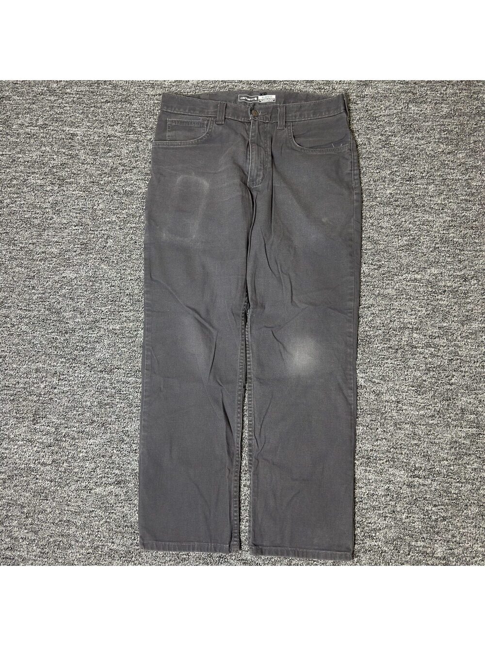 Carhartt Relaxed Fit Pants Mens 32x30 Gray Baggy Classic